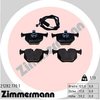 Zimmermann Brake Pad Set, 212821701 212821701